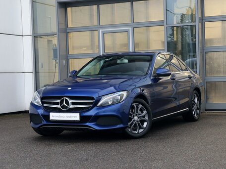 2016 Mercedes-Benz C-Класс 180 IV (W205), синий, 1990000 рублей, вид 1