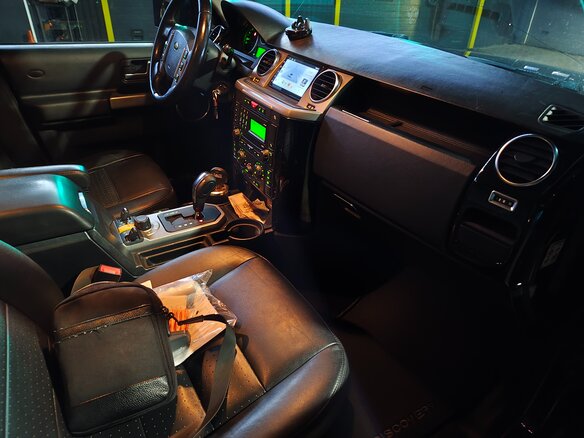 2009 Land Rover Discovery III, синий, 1100000 рублей - вид 12