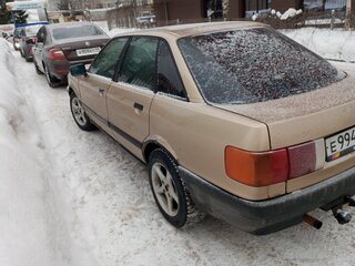 1986 Audi 80 E IV (B3), золотистый, 75000 рублей, вид 3