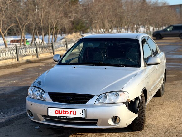 2006 Kia Spectra I Рестайлинг 2, серебристый, 210000 рублей