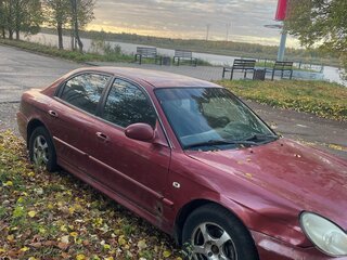 2005 Hyundai Sonata ТагАЗ IV (EF) Рестайлинг, красный, 125000 рублей, вид 5