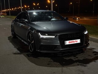 2015 Audi A7 I (4G) Рестайлинг, серый, 2930000 рублей, вид 1