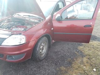2012 Renault Logan I Рестайлинг, красный, 395000 рублей, вид 4