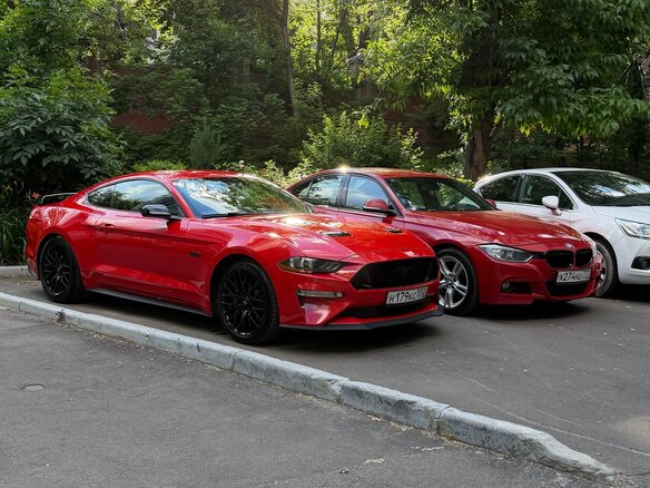 2019 Ford Mustang VI Рестайлинг, красный, 4700000 рублей - вид 13