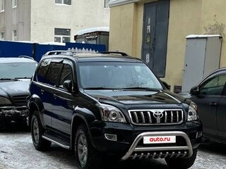 2008 Toyota Land Cruiser Prado 5-speed 120 Series Рестайлинг, чёрный, 4700000 рублей, вид 1