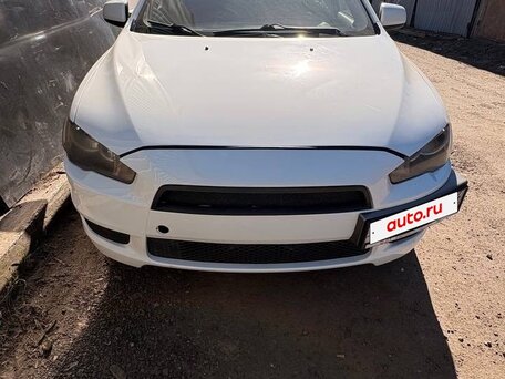 2008 Mitsubishi Lancer X, белый, 380000 рублей, вид 3