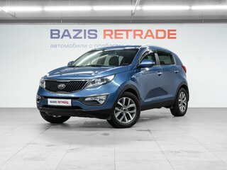 2015 Kia Sportage III Рестайлинг, синий, 1570000 рублей, вид 1
