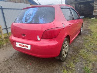 2006 Peugeot 307 I Рестайлинг, красный, 350000 рублей, вид 3