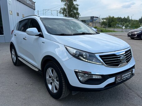 2011 Kia Sportage III, белый, 1235000 рублей, вид 3