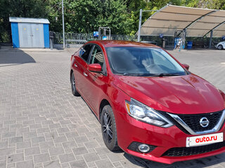 2017 Nissan Sentra VII (B17) Рестайлинг, красный, 895000 рублей, вид 4