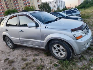 2007 Kia Sorento I Рестайлинг, серебристый, 520000 рублей, вид 2
