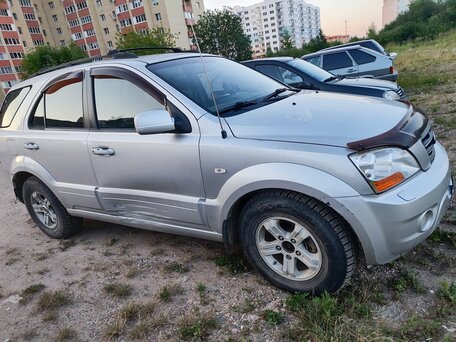 2007 Kia Sorento I Рестайлинг, серебристый, 520000 рублей, вид 2