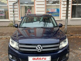 2012 Volkswagen Tiguan I Рестайлинг, синий, 990000 рублей, вид 3