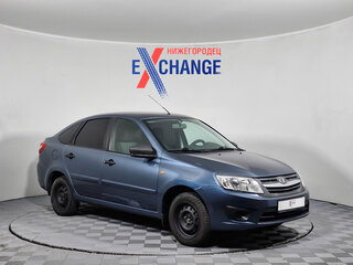 2014 Lada (ВАЗ) Granta I, синий, 300000 рублей, вид 1