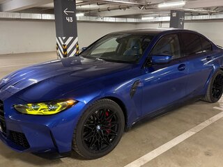 2022 BMW M3 Competition Package VI (G80), синий, 8500000 рублей, вид 1