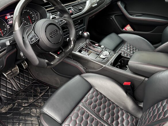 2015 Audi RS 6 III (C7) Рестайлинг, серый, 6500000 рублей - вид 8