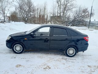 2014 Lada (ВАЗ) Granta I, чёрный, 390000 рублей, вид 2