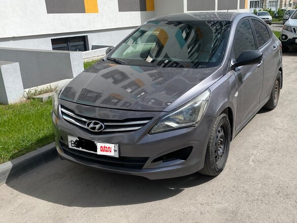 2016 Hyundai Solaris I Рестайлинг, серый, 600000 рублей