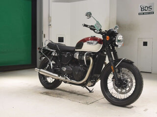 2022 Triumph Bonneville T100, белый, 950000 рублей, вид 3