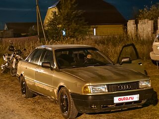 1990 Audi 80 IV (B3), жёлтый, 130000 рублей, вид 3