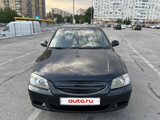 2006 Hyundai Accent ТагАЗ II, чёрный, 215000 рублей, вид 1