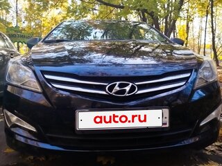 2014 Hyundai Solaris I Рестайлинг, чёрный, 880000 рублей, вид 3