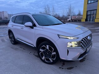 2021 Hyundai Santa Fe IV Рестайлинг, белый, 3210000 рублей, вид 1