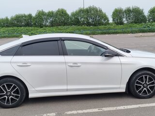 2019 Hyundai Sonata VII (LF) Рестайлинг, белый, 1320000 рублей, вид 3