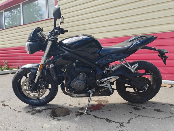2017 Triumph Street Triple, чёрный, 550000 рублей - вид 5