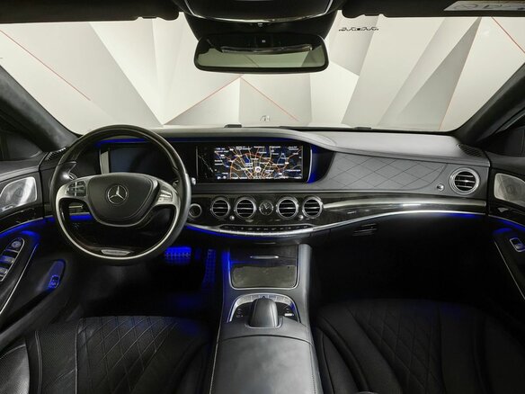 2013 Mercedes-Benz S-Класс 500 Long VI (W222, C217), чёрный - вид 9