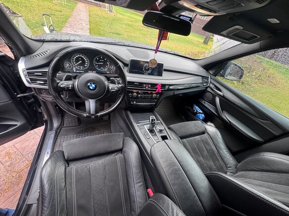 2017 BMW X5 30d III (F15), синий, 3950000 рублей - вид 6