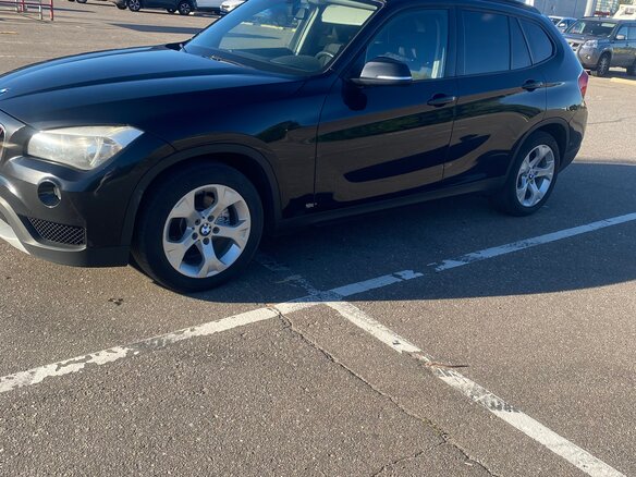 2012 BMW X1 18i I (E84) Рестайлинг, чёрный - вид 2