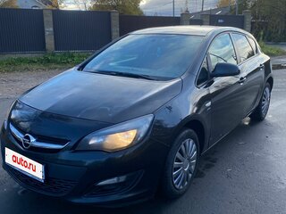 2013 Opel Astra J Рестайлинг, чёрный, 605000 рублей, вид 1