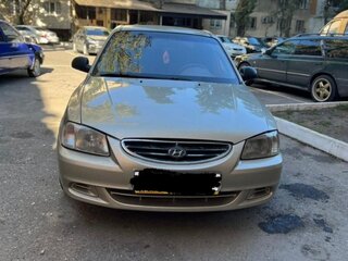 2005 Hyundai Accent ТагАЗ II, бежевый, 444000 рублей, вид 1