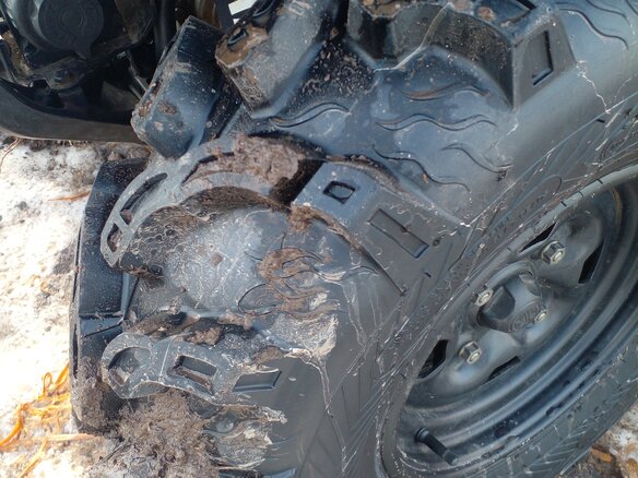 2014 Yamaha Grizzly 700, серый - вид 1
