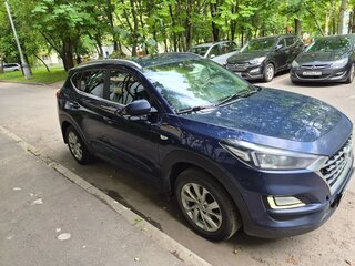 2020 Hyundai Tucson III Рестайлинг, синий, 1550000 рублей, вид 3