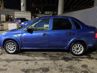 2006 Lada (ВАЗ) Kalina I, синий, 130000 рублей, вид 4