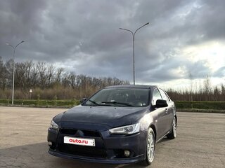 2011 Mitsubishi Lancer X Рестайлинг, синий, 520000 рублей, вид 2