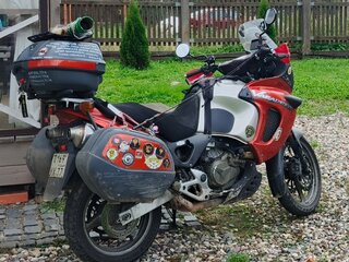 1999 Honda XL1000V Varadero, красный, 305000 рублей, вид 5