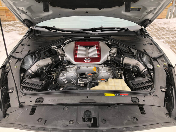 2012 Nissan GT-R I Рестайлинг 1, белый - вид 12