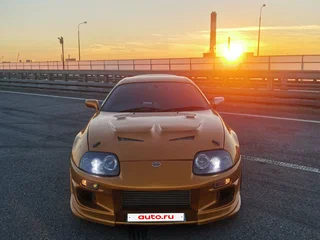 1996 Toyota Supra 5-speed IV (A80) Рестайлинг, золотистый, 7000001 рублей, вид 1