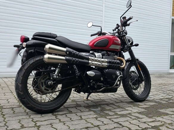 2018 Triumph Scrambler, красный, 920000 рублей - вид 9