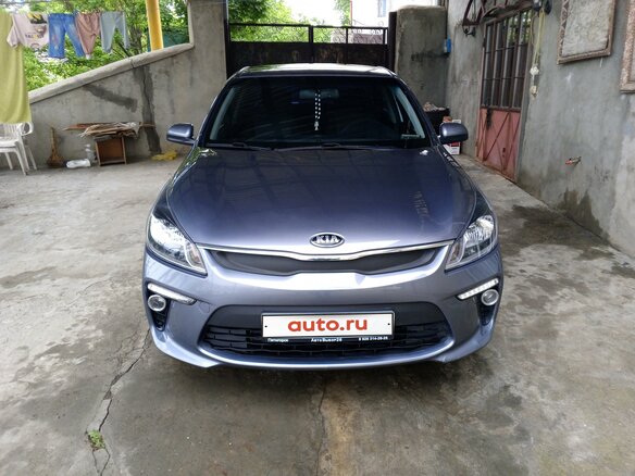 2019 Kia Rio IV, серый, 1300000 рублей