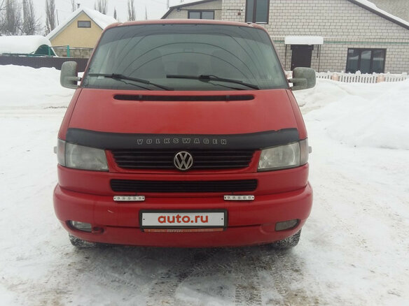 1997 Volkswagen Caravelle Long T4, красный, 850000 рублей