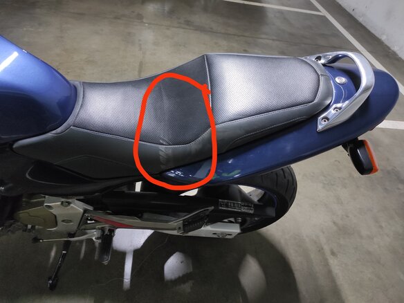 2000 Honda CB 600F Hornet, синий, 400000 рублей - вид 15