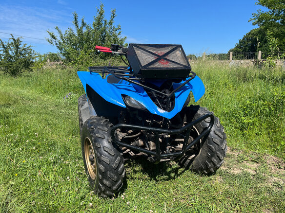 2006 Yamaha Wolverine YFM450, синий, 410000 рублей - вид 2