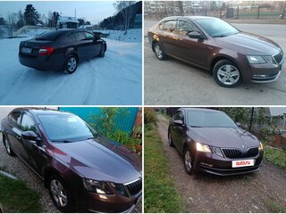 2018 Skoda Octavia III (A7) Рестайлинг, коричневый, 1750000 рублей, вид 2