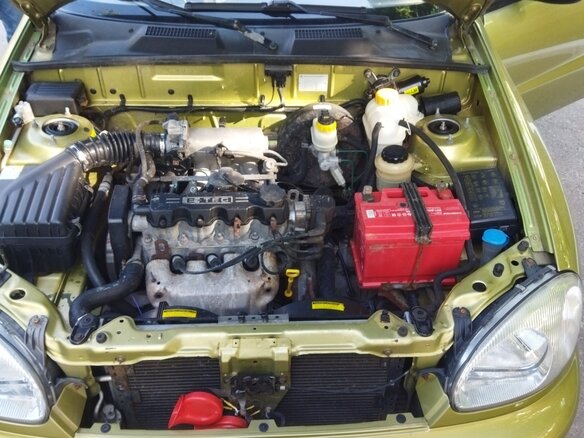 2007 Daewoo Lanos, золотистый, 470000 рублей - вид 9