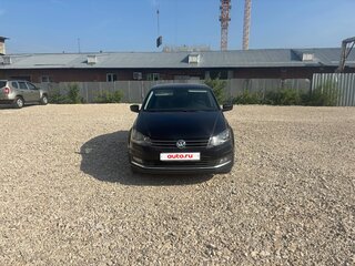 2018 Volkswagen Polo V Рестайлинг, чёрный, 1390000 рублей, вид 2