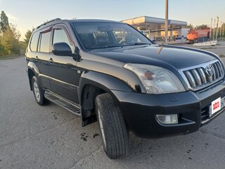 2005 Toyota Land Cruiser Prado 5-speed 120 Series, чёрный, 1360000 рублей, вид 2
